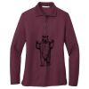 Ladies Silk Touch Long Sleeve Polo Thumbnail