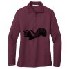 Ladies Silk Touch Long Sleeve Polo Thumbnail