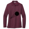 Ladies Silk Touch Long Sleeve Polo Thumbnail