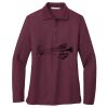 Ladies Silk Touch Long Sleeve Polo Thumbnail