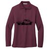Ladies Silk Touch Long Sleeve Polo Thumbnail