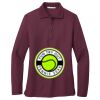 Ladies Silk Touch Long Sleeve Polo Thumbnail