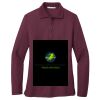 Ladies Silk Touch Long Sleeve Polo Thumbnail
