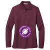 Ladies Silk Touch Long Sleeve Polo Thumbnail