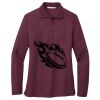 Ladies Silk Touch Long Sleeve Polo Thumbnail