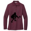 Ladies Silk Touch Long Sleeve Polo Thumbnail
