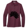 Ladies Silk Touch Long Sleeve Polo Thumbnail