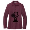 Ladies Silk Touch Long Sleeve Polo Thumbnail