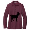 Ladies Silk Touch Long Sleeve Polo Thumbnail