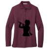 Ladies Silk Touch Long Sleeve Polo Thumbnail