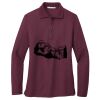 Ladies Silk Touch Long Sleeve Polo Thumbnail