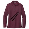 Ladies Silk Touch Long Sleeve Polo Thumbnail