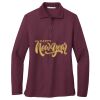 Ladies Silk Touch Long Sleeve Polo Thumbnail