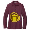 Ladies Silk Touch Long Sleeve Polo Thumbnail
