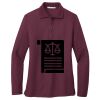 Ladies Silk Touch Long Sleeve Polo Thumbnail