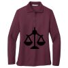 Ladies Silk Touch Long Sleeve Polo Thumbnail