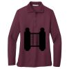 Ladies Silk Touch Long Sleeve Polo Thumbnail